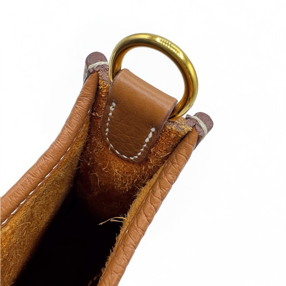 💞Authentic💞Hermès Mini Evelyne TPM Gold/Brown - Picture 7 of 15